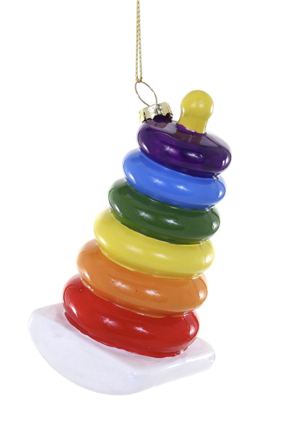 Glass Ornament - Vintage Toy Ring