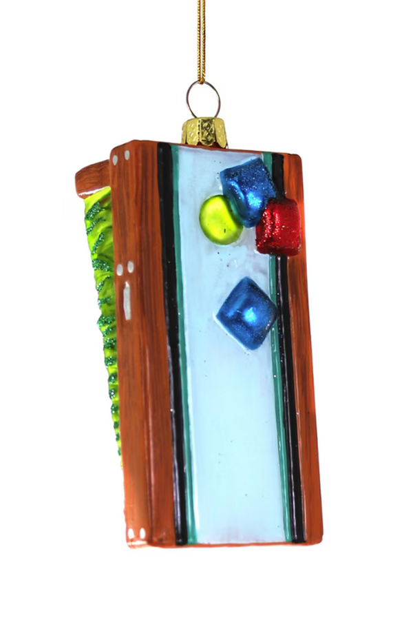 Glass Ornament - Corn Hole