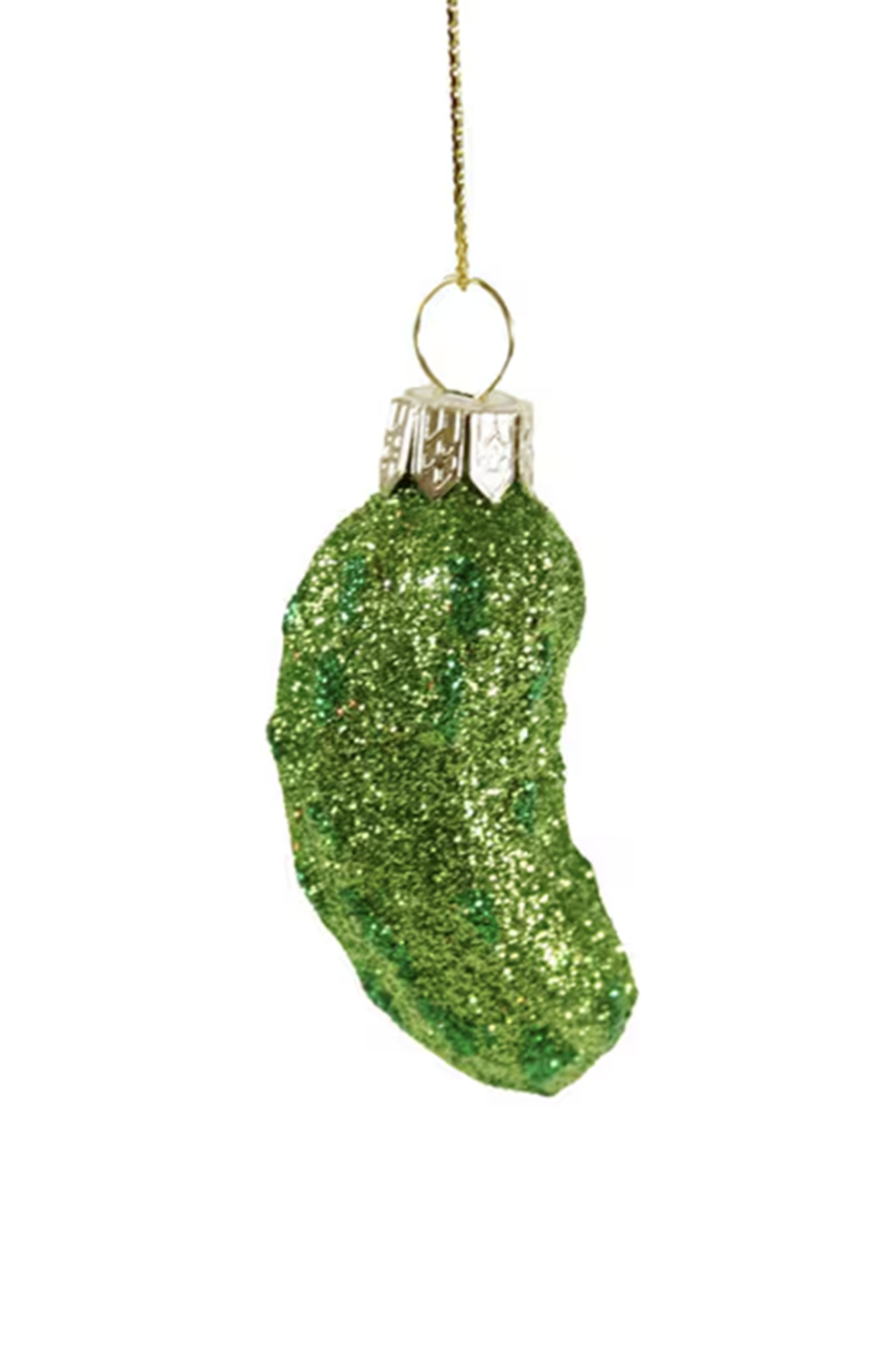 Glass Ornament - Itty Bitty Tiny Glitter Pickle