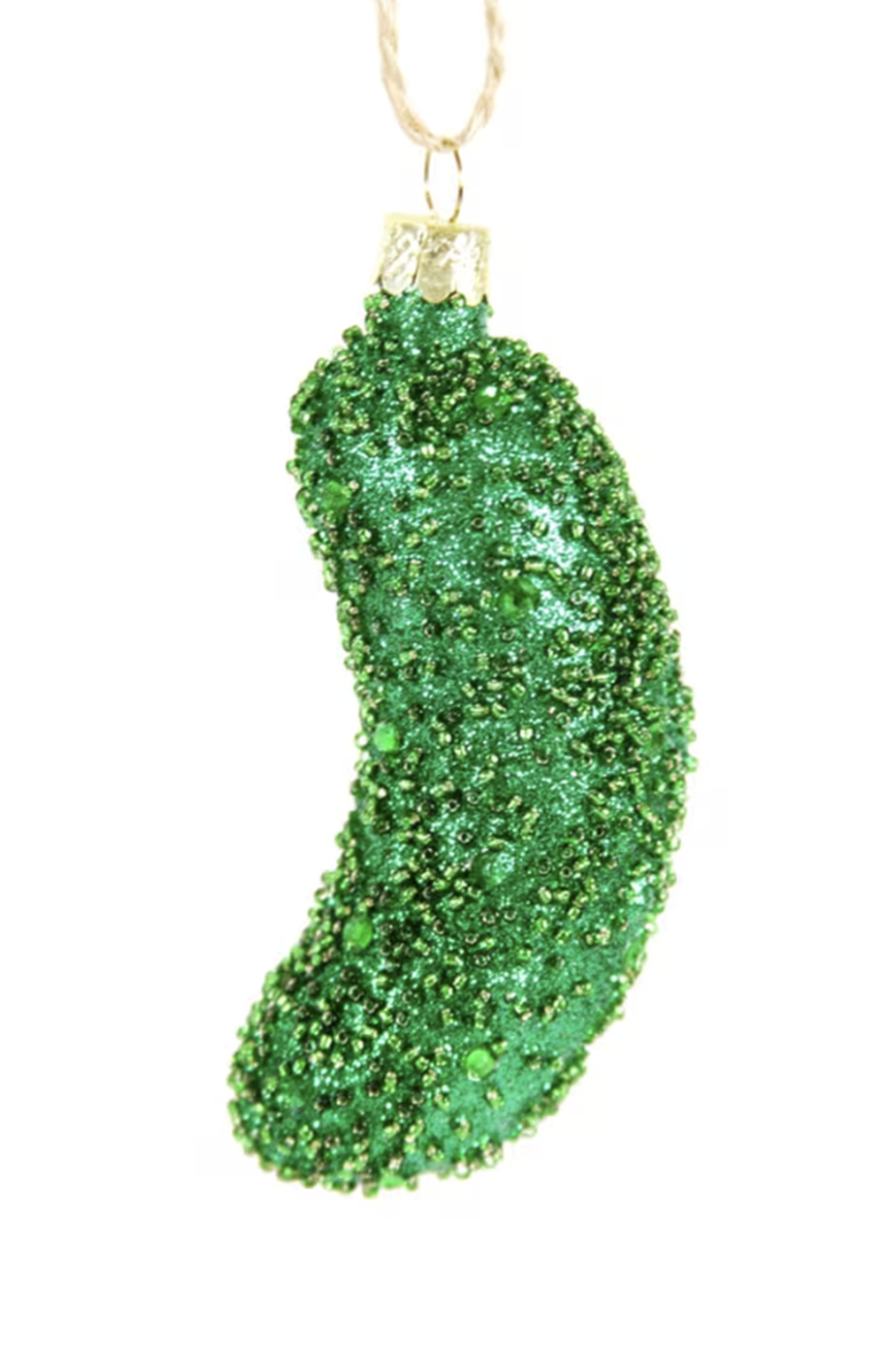 Glass Ornament - Jeweled Pickle