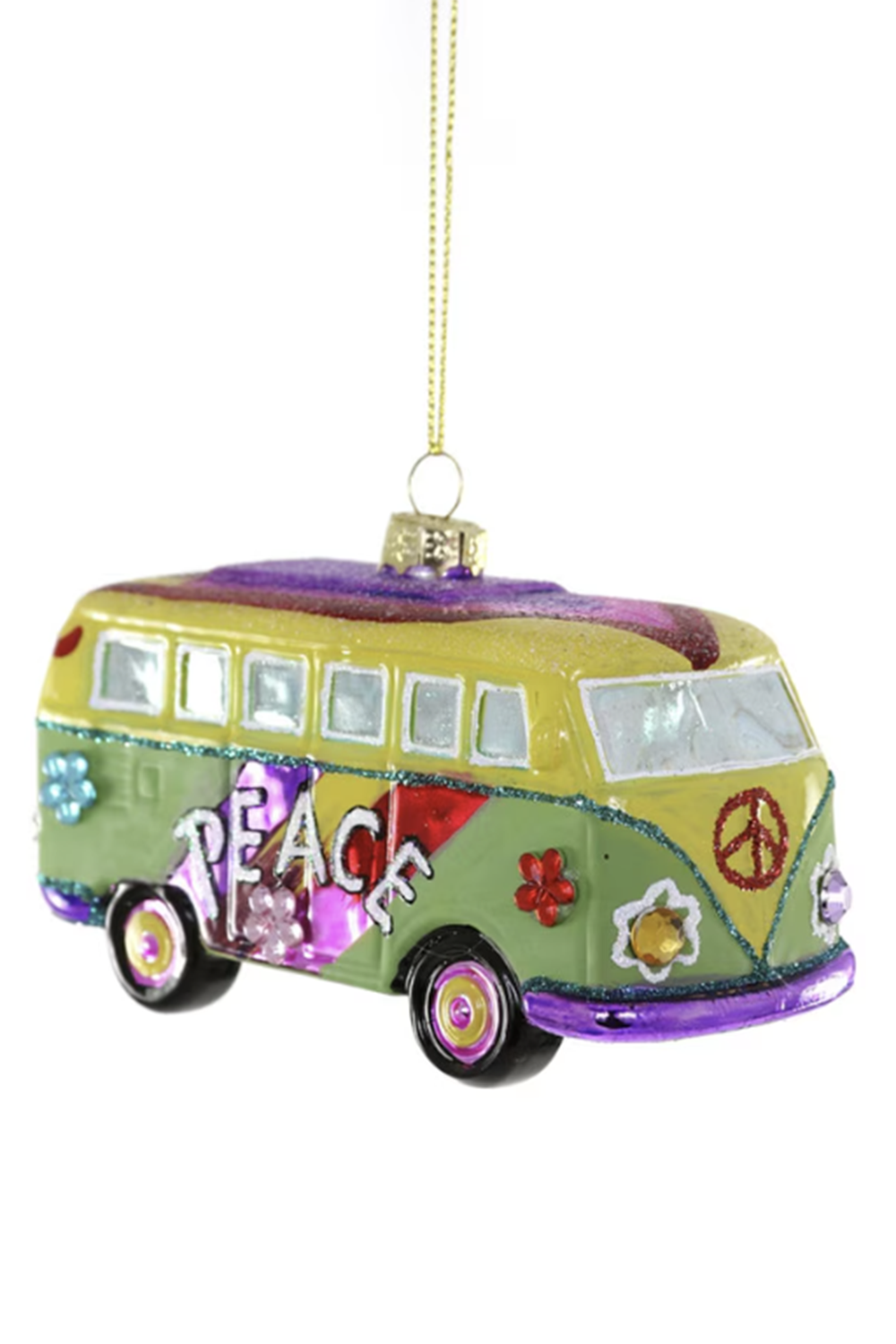 Funky Ornament - Hippie Bus