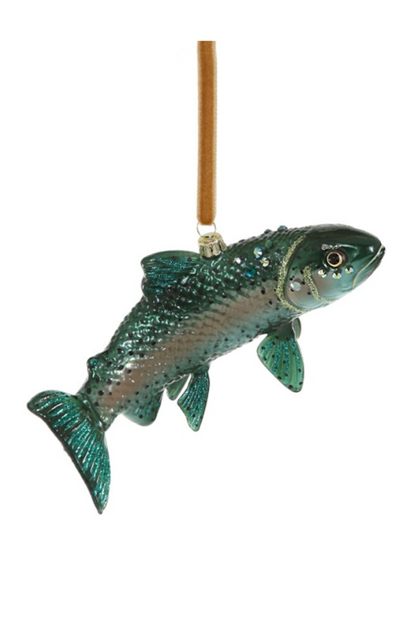 Glass Ornament - Yukon Trout