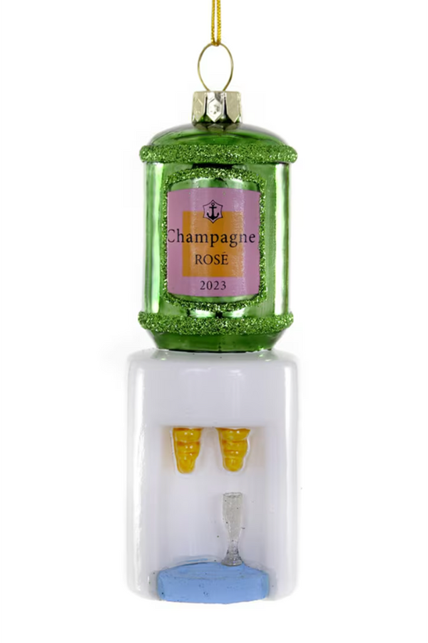 Glass Ornament - Rosé Cooler