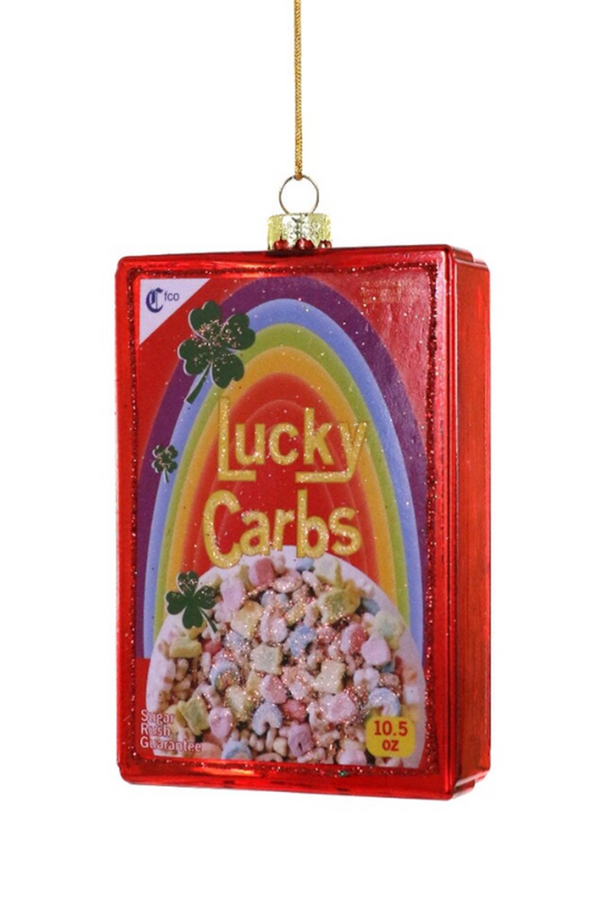 Glass Ornament - Lucky Carbs