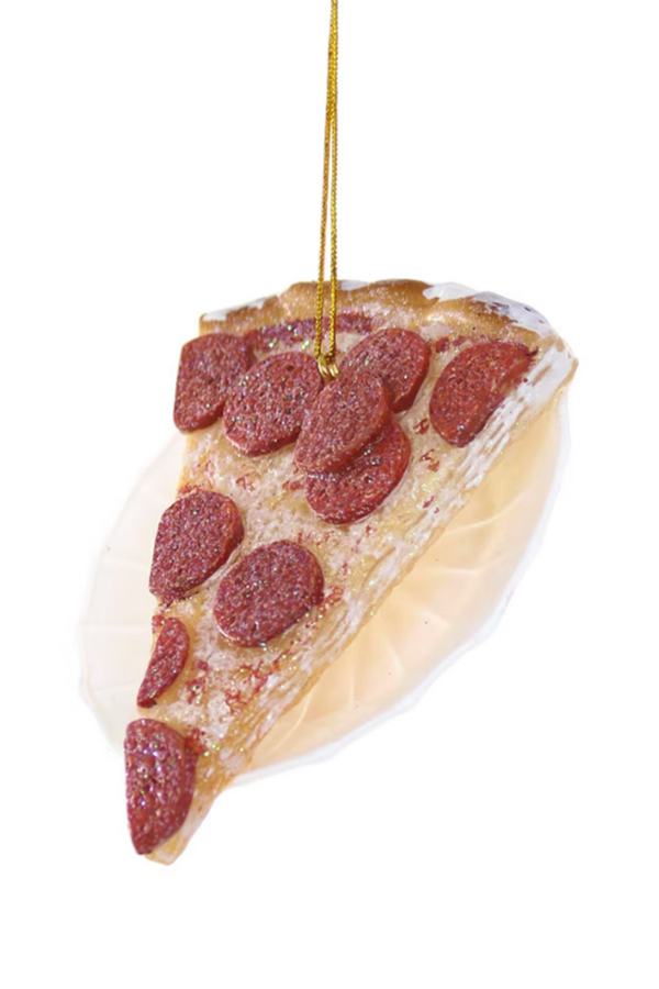 Glass Ornament - 2AM Pizza Slice