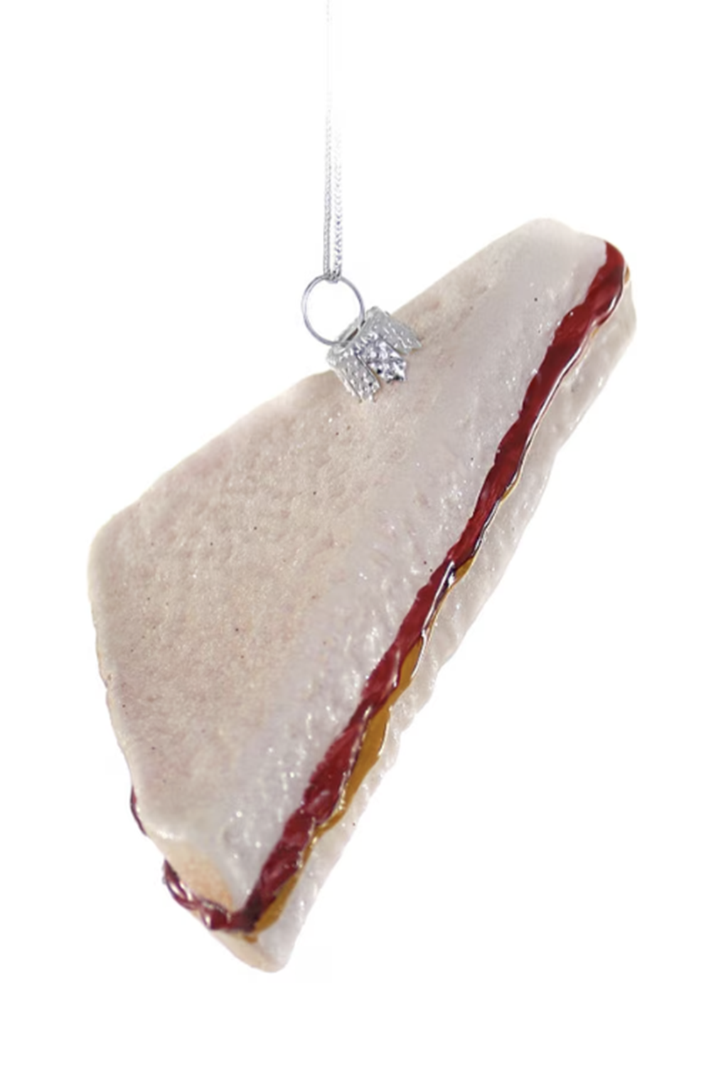 Glass Ornament - PB & J Sandwich