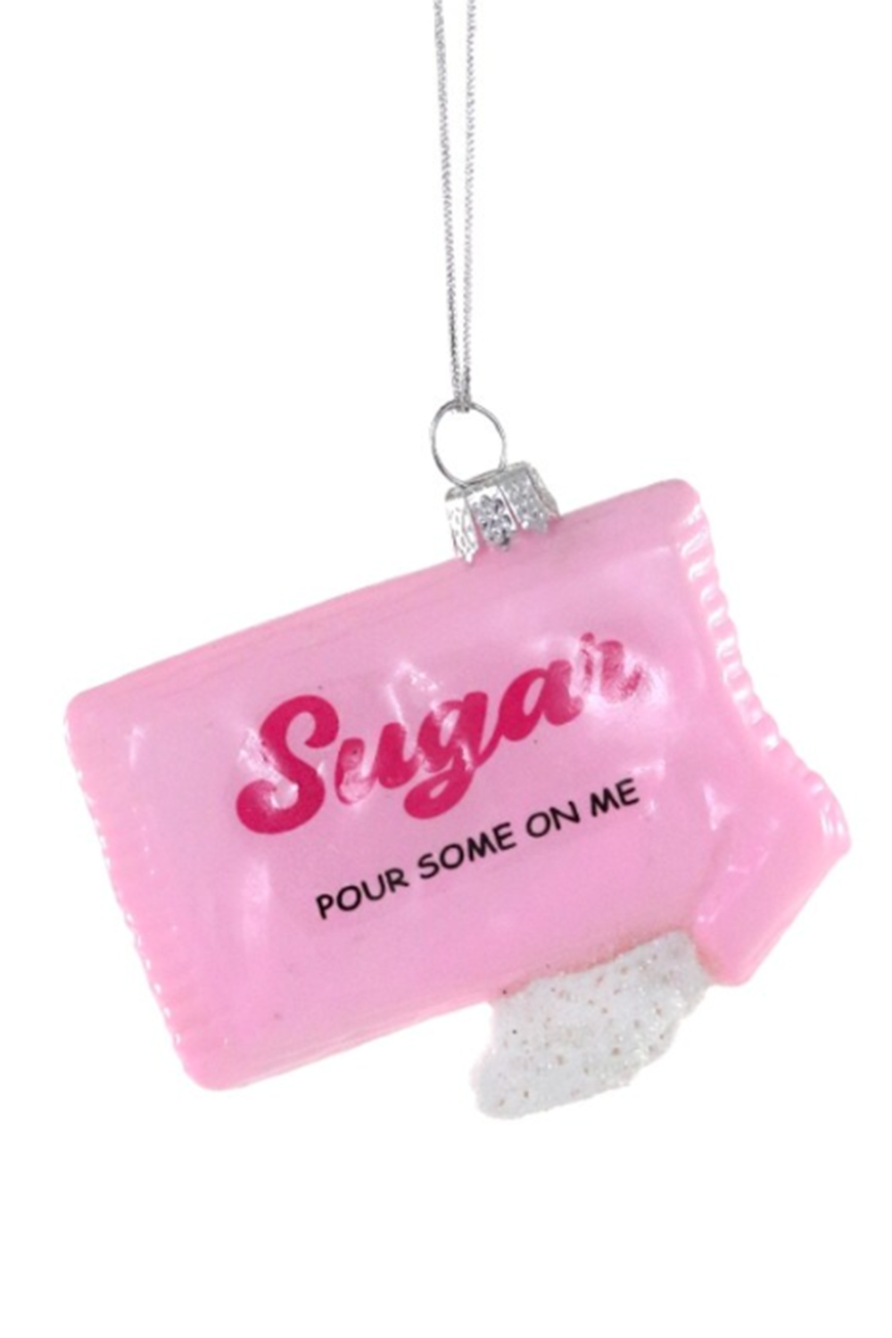 Glass Ornament - Sugar Packet