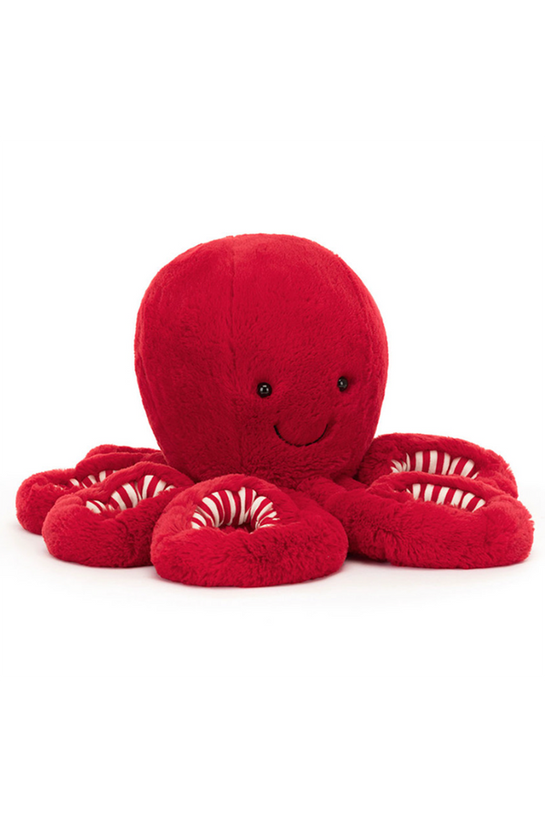 JELLYCAT Octopus - Cranberry