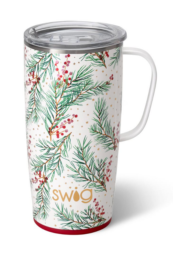 TALL Modern Coffee Mug - Winterberry