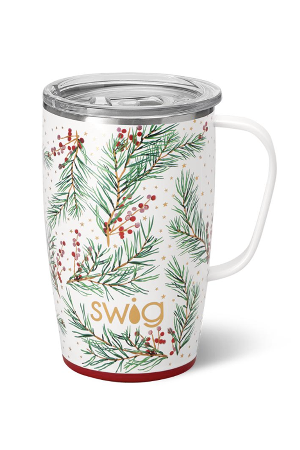 Modern Coffee Mug - Winterberry