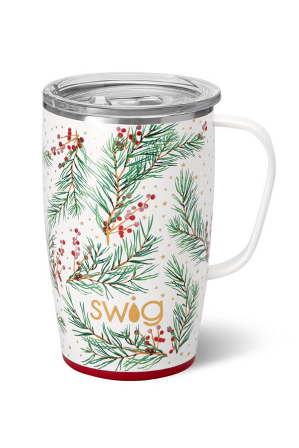 Modern Coffee Mug - Winterberry