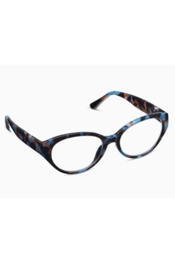 Reading Glasses - Sloane Light Blue Botanico