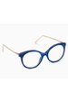 Reading Glasses - Margot Navy Horn