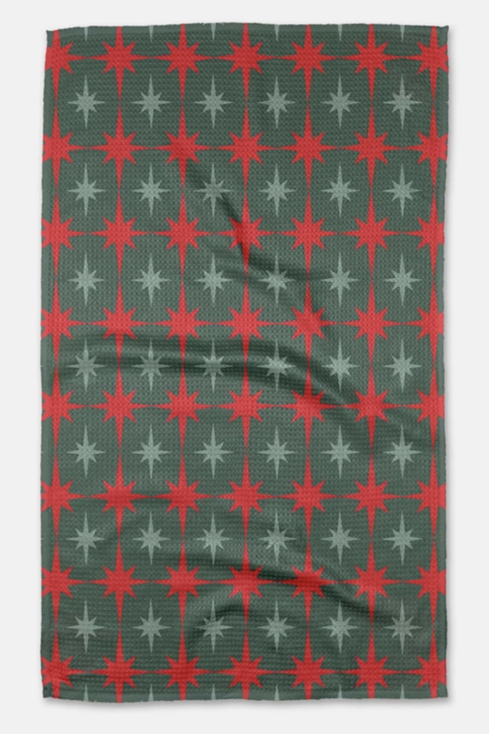 Geometry Kitchen Tea Towel - Holiday Stars