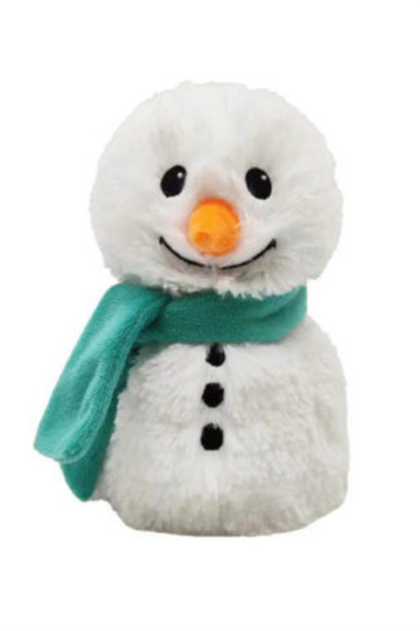 Warmies Green Scarf Snowman