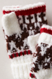 FP First Frost Fairisle Gloves - Ivory