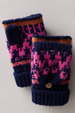 FP First Frost Fairisle Gloves - Navy