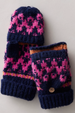 FP First Frost Fairisle Gloves - Navy