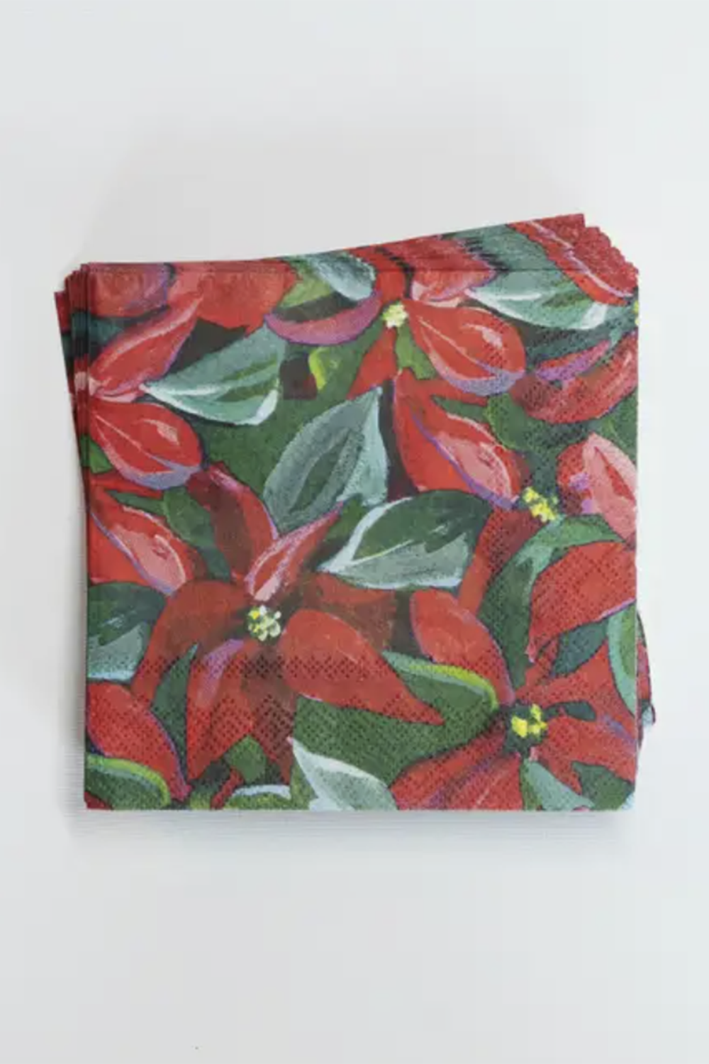 Hovell Cocktail Napkin Pack - Poinsettia