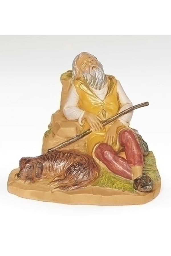 Nativity Manger Figures - Roman Shepherd with Dog