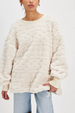 FP Cable Knit Sweatshirt - Ivory Combo