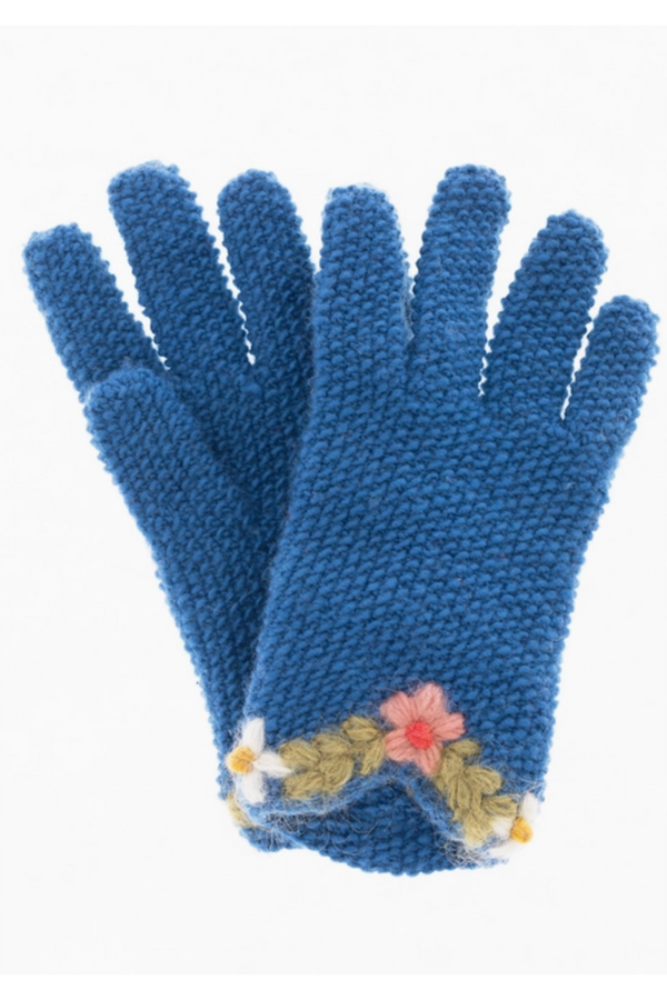 Eleanor Gloves - Blue