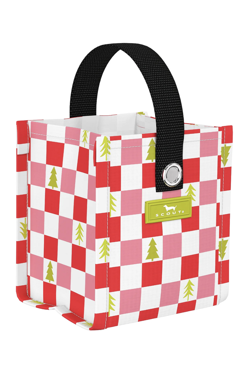 Mini Mini Package Gift Bag - "Check the Halls" H24