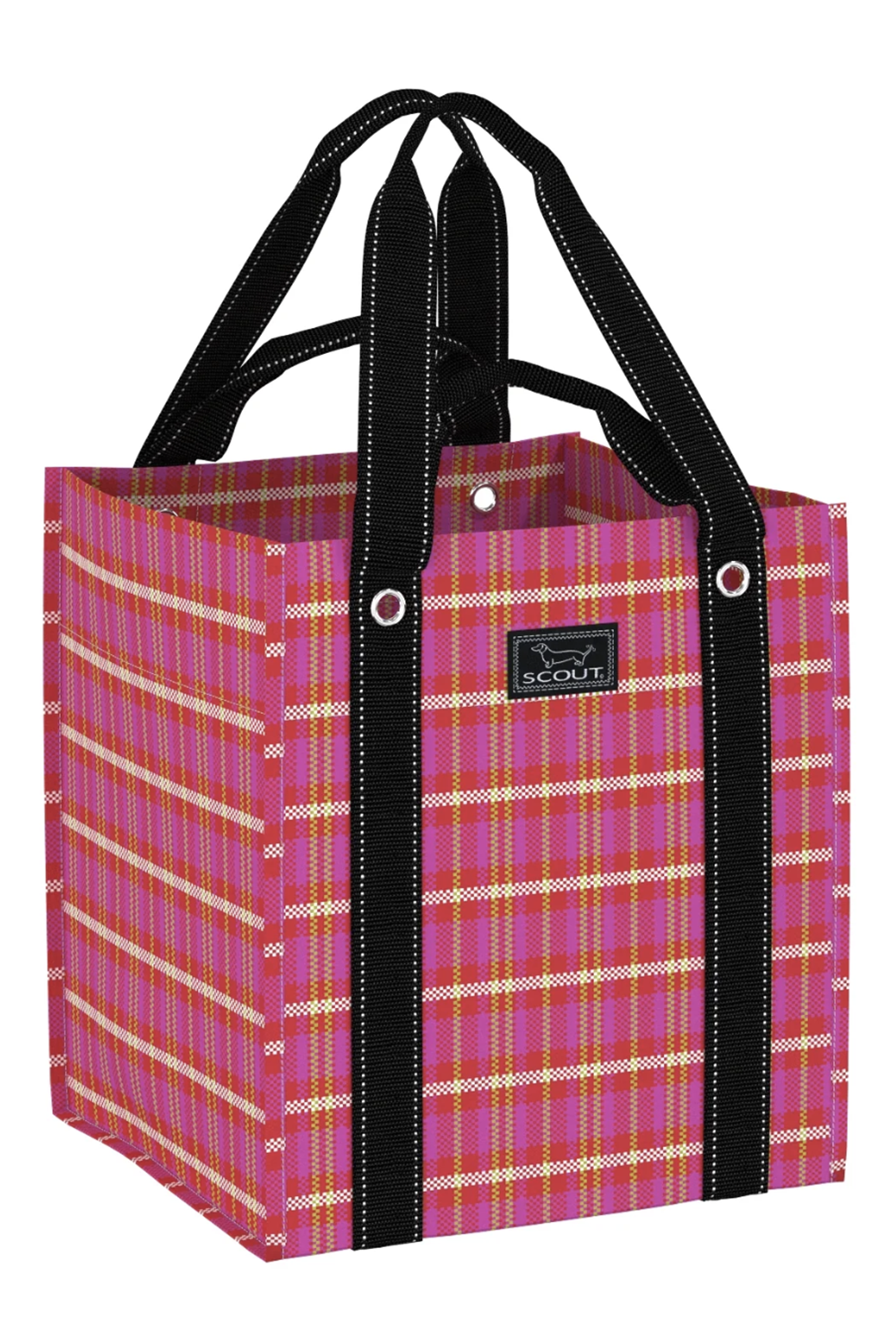 Bagette Grocery Bag - "Sweet Tartan" H24