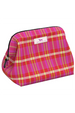 Big Mouth Cosmetic Bag - "Sweet Tartan" H24