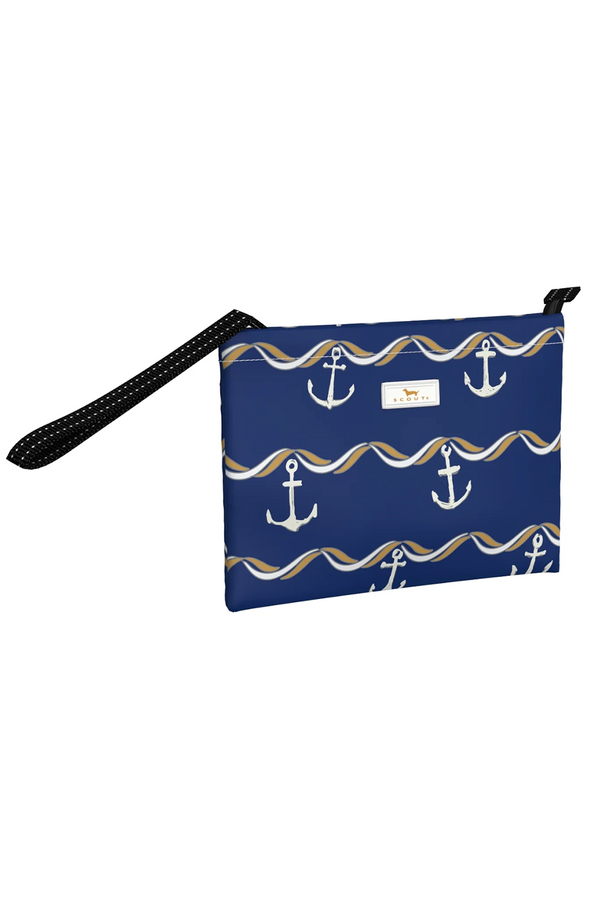 Cabana Clutch Wristlet - "Fit to be Tide" H24