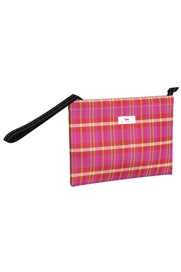 Cabana Clutch Wristlet - "Sweet Tartan" H24