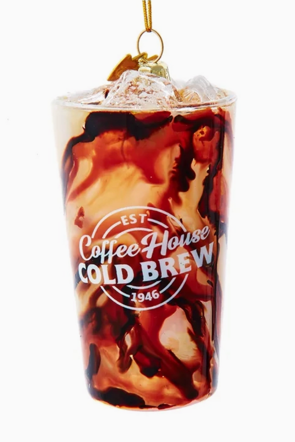 Glass Ornament - Cold Brew Iced Coffee