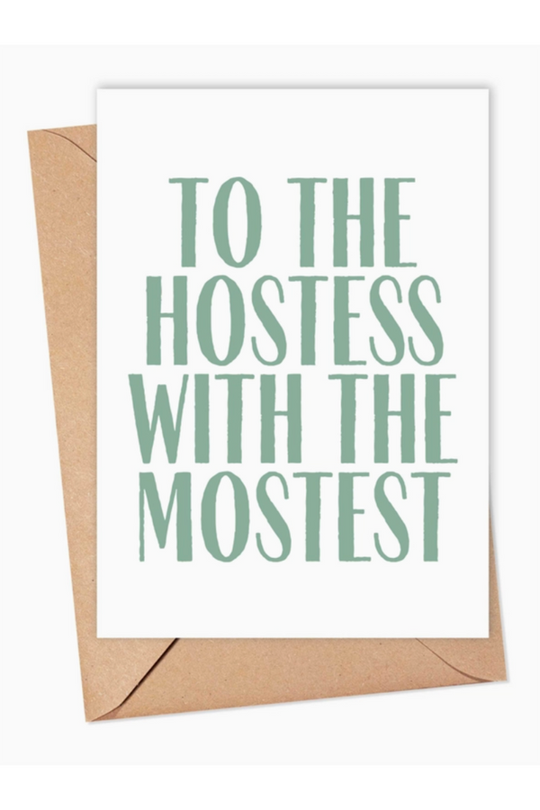 RR Thank You Greeting Card - Hostess