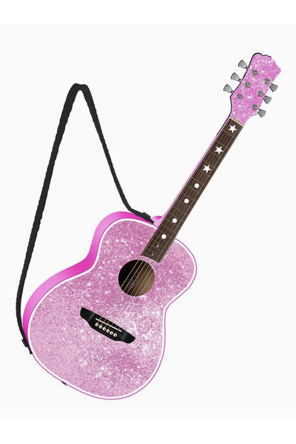 Funky Ornament - Pink Guitar