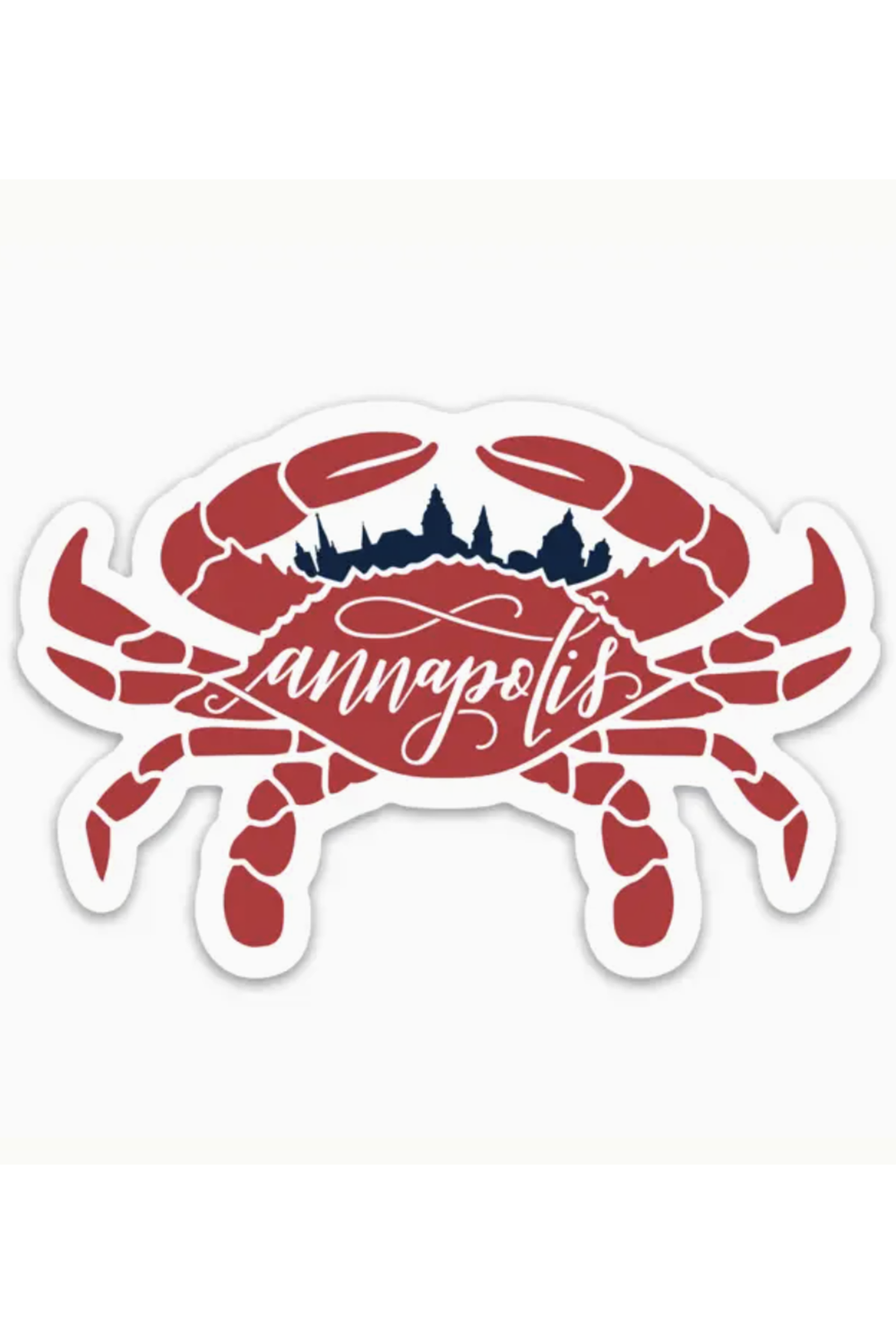 Trendy Sticker - Annapolis Skylne Crab