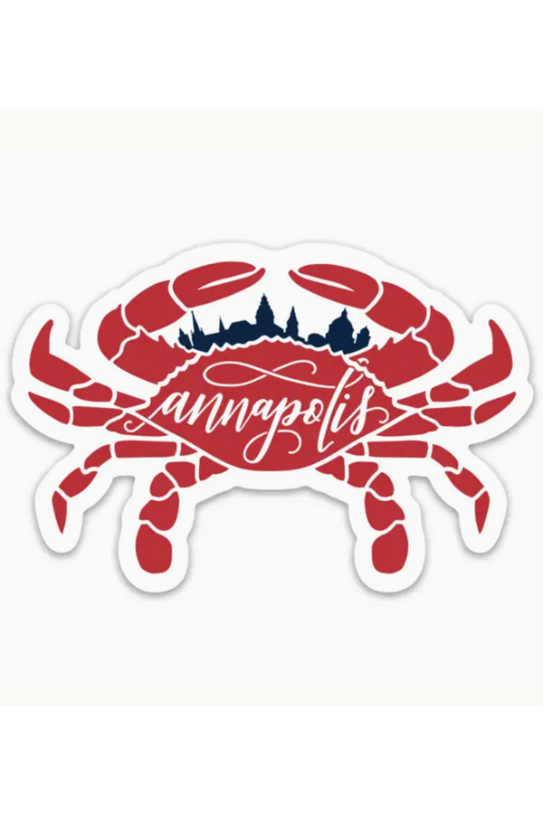 Trendy Sticker - Annapolis Skylne Crab