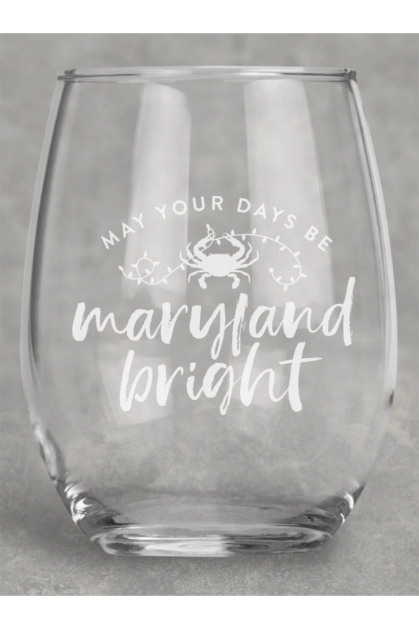 TMH Maryland Bright Stemless Wine Glass