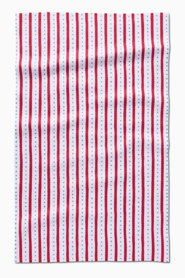 Geometry Kitchen Tea Towel - Candy Stripes