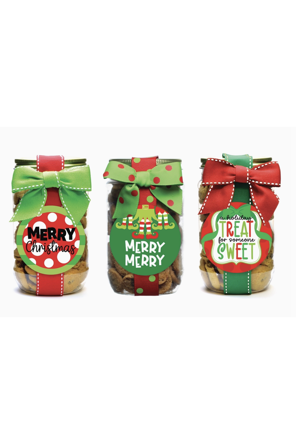 Christmas Cookie Pint Jar