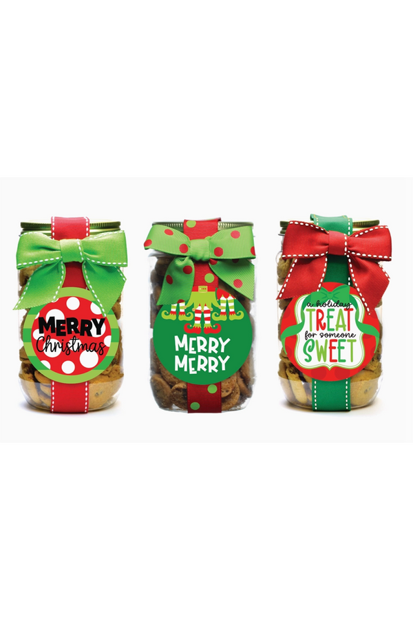 Christmas Cookie Pint Jar