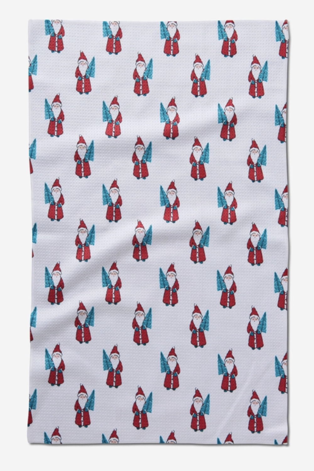 Geometry Kitchen Tea Towel - Little Santa