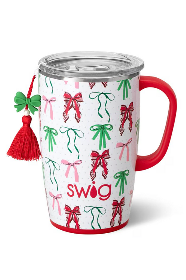 Modern Coffee Mug - Ribbons and Bows