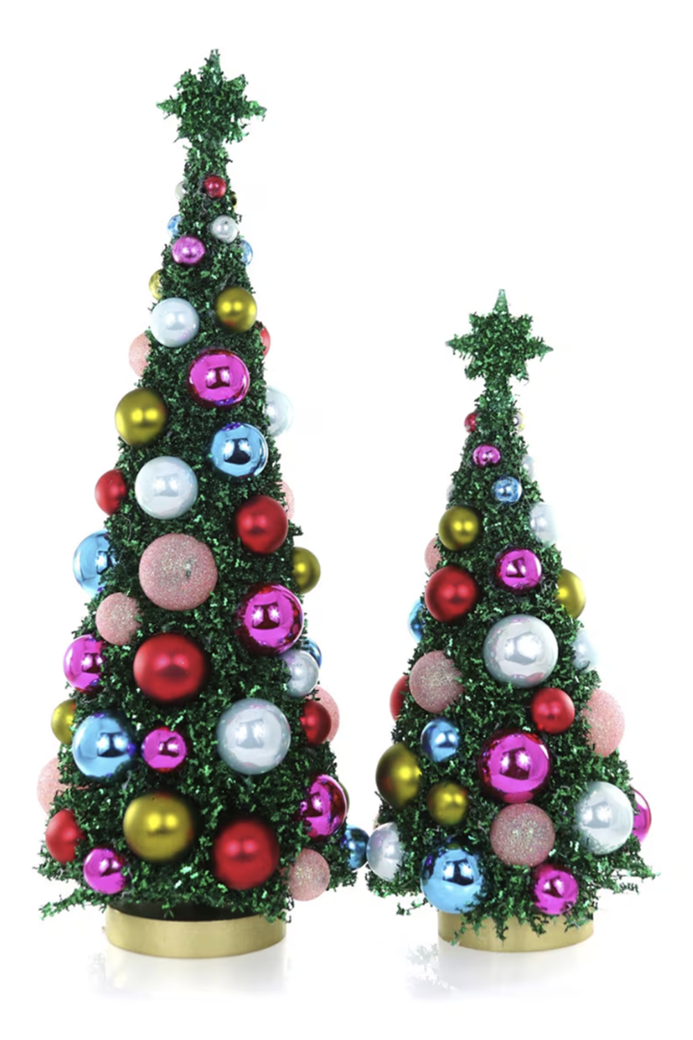 CDY Midcentury Glitter Tree - Green