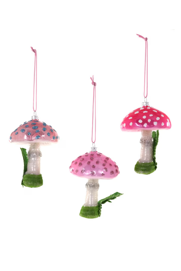 Glass Ornament - Magical Mushroom