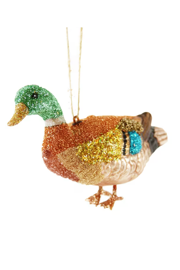 Glass Ornament - Mallard Duck