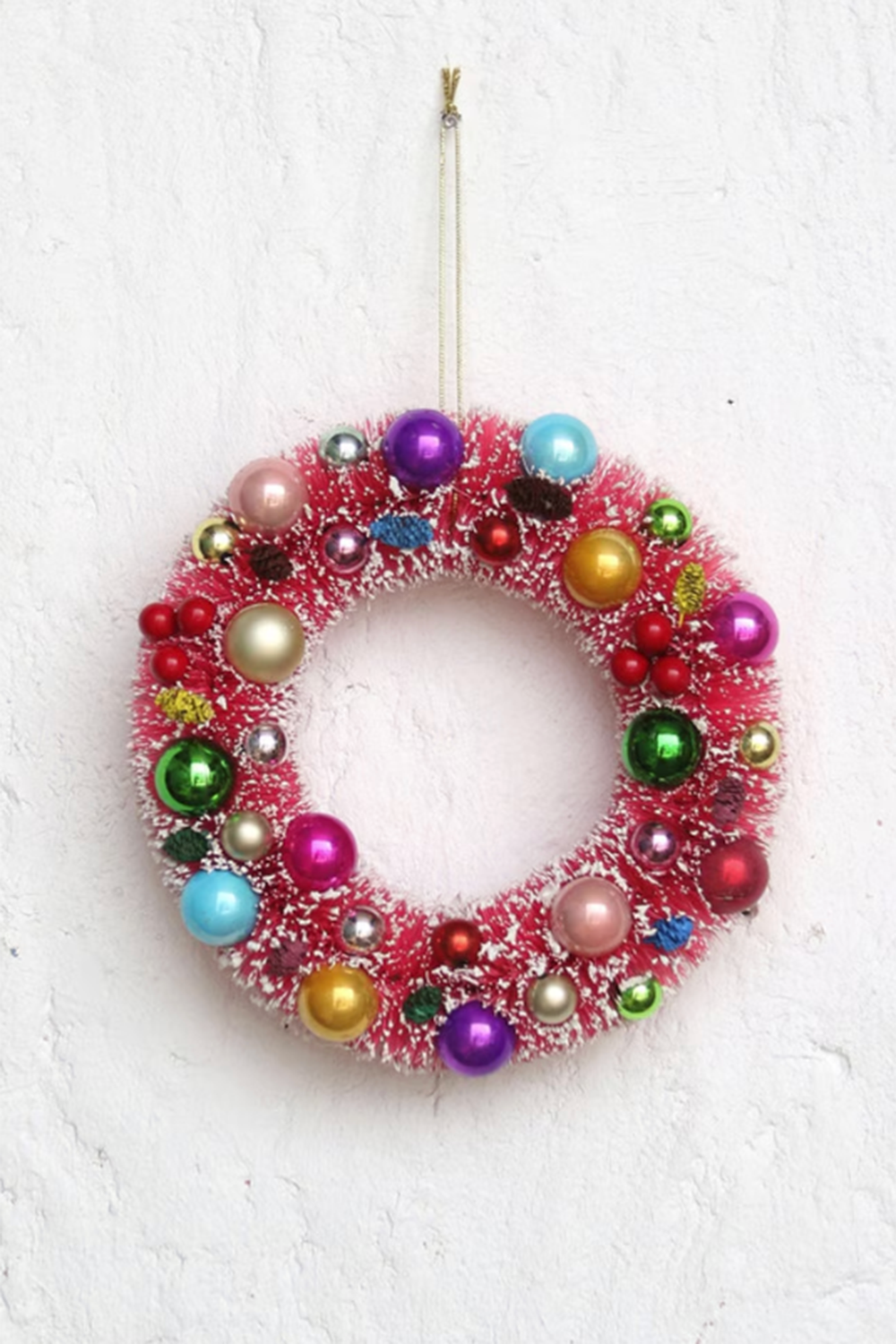 CDY Decorated Small Wreath - Pink