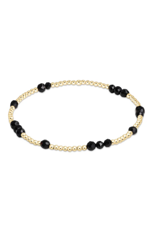 EN Hope Unwritten Gemstone Bracelet - Faceted Onyx