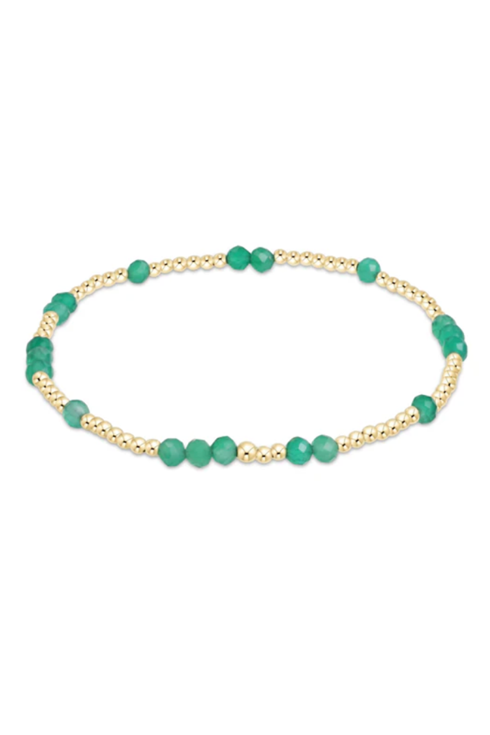 EN Hope Unwritten Gemstone Bracelet - Green Onyx