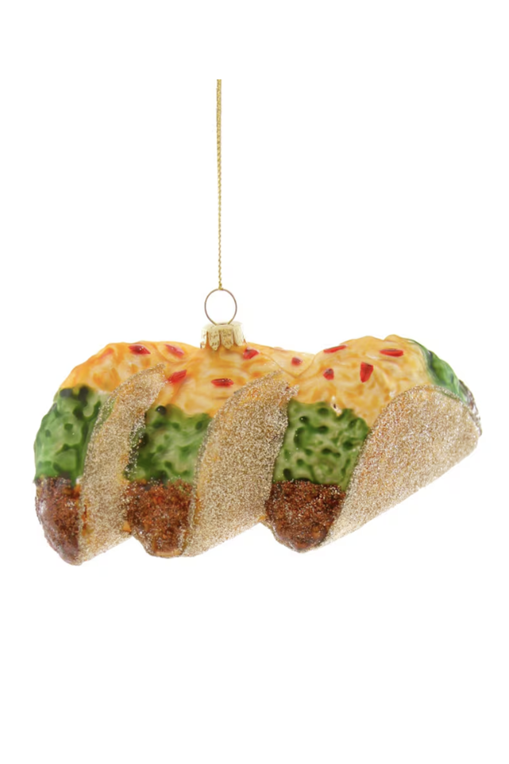 Glass Ornament - Triple Taco