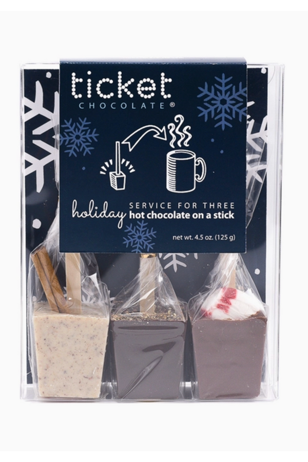 Triple Pack Hot Chocolate Stick - Holiday